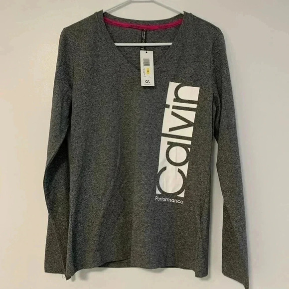 Calvin Klein Performance V-Neck T-Shirt​​ - Picture 1 of 6